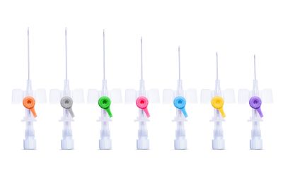 IV Cannula With Injection Port & Wings